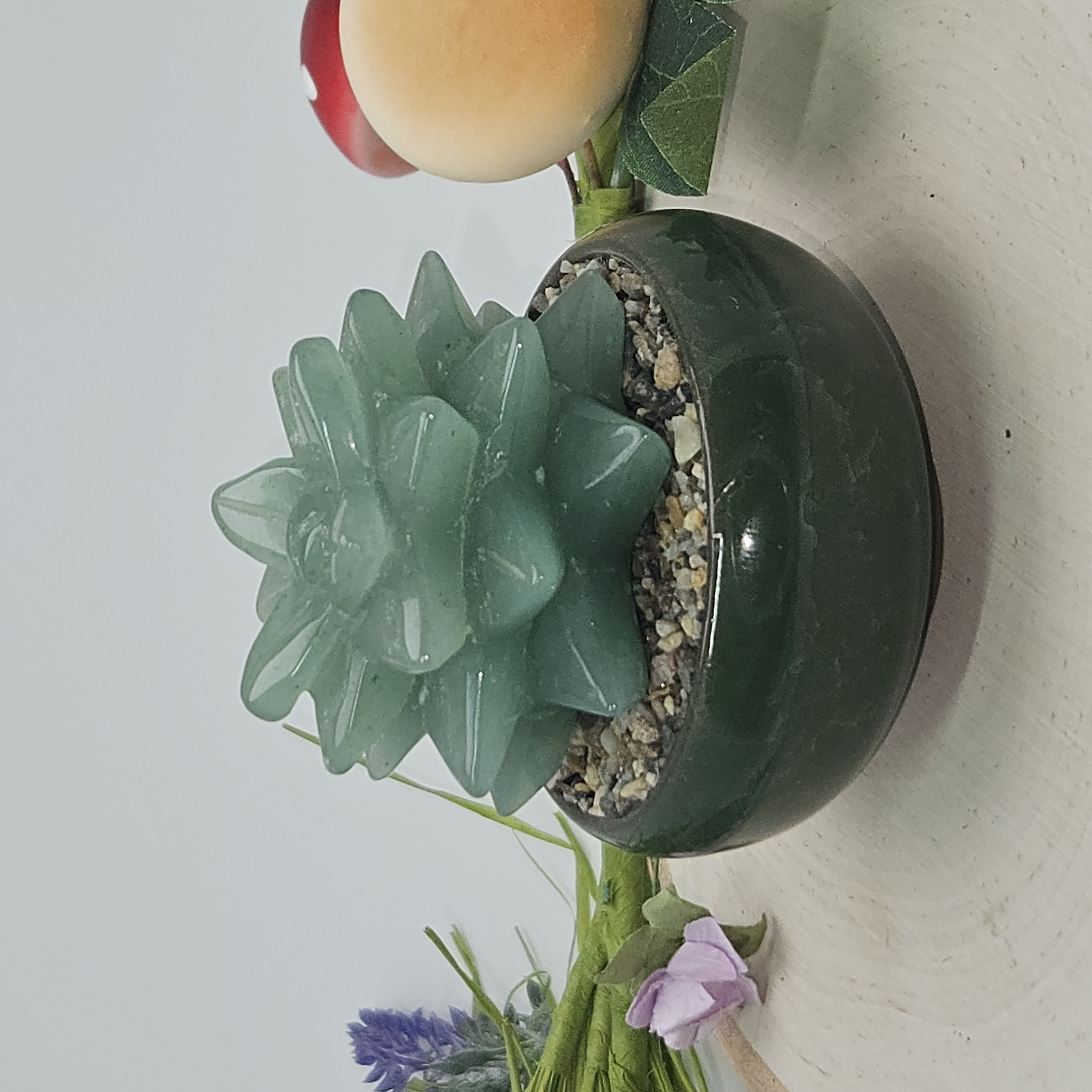 Green Aventurine Succulent