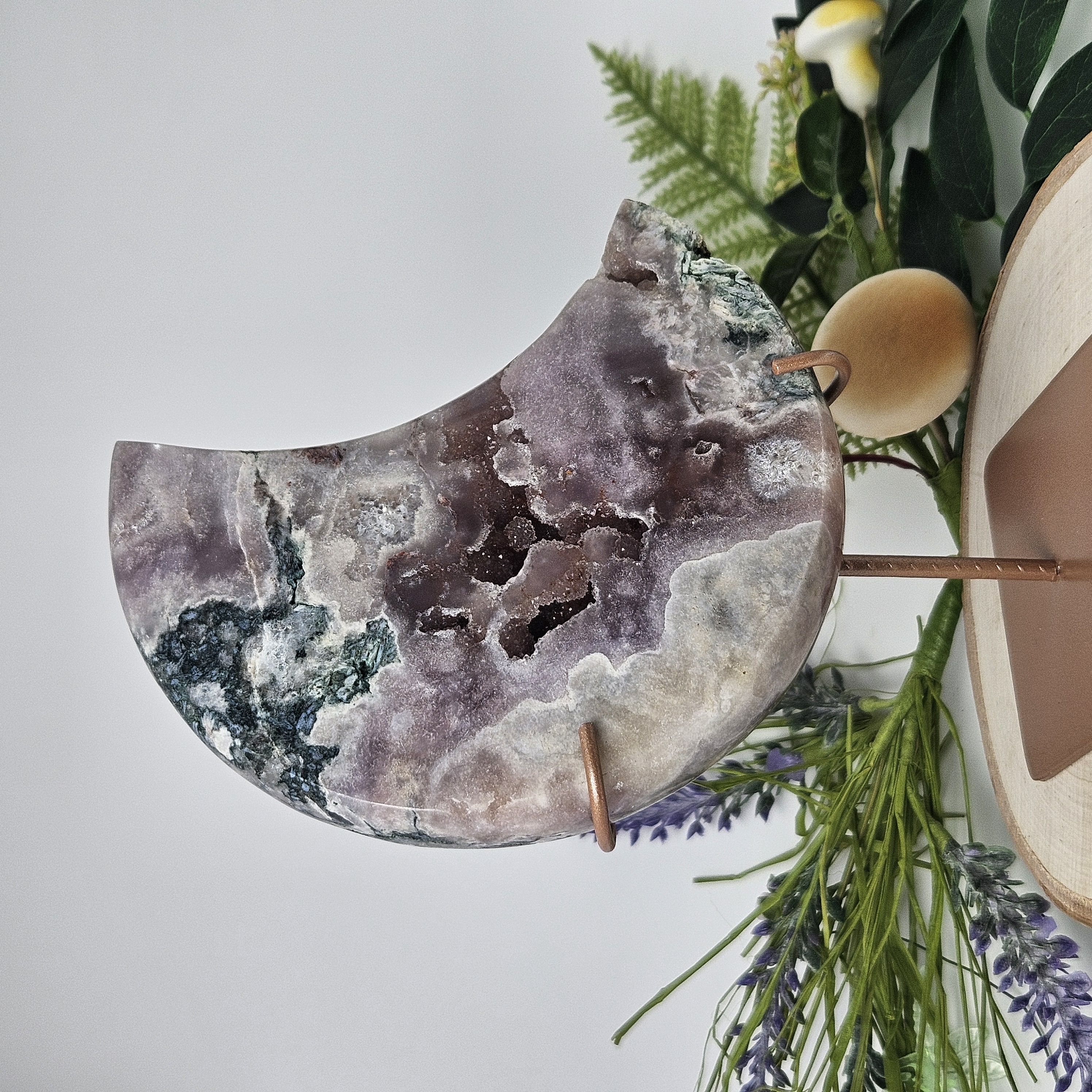 Pink Amethyst Lavender Moon