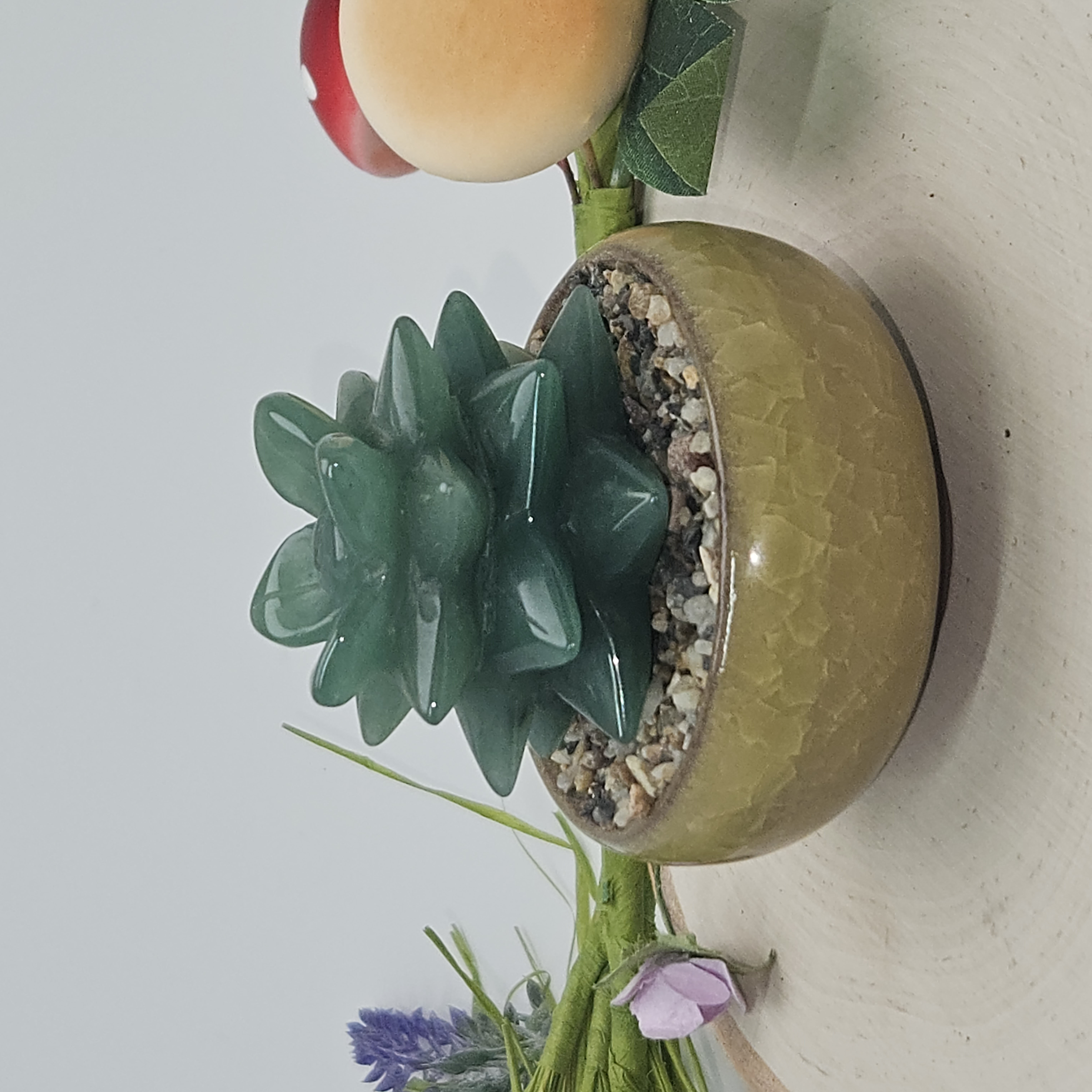 Green Aventurine Succulent