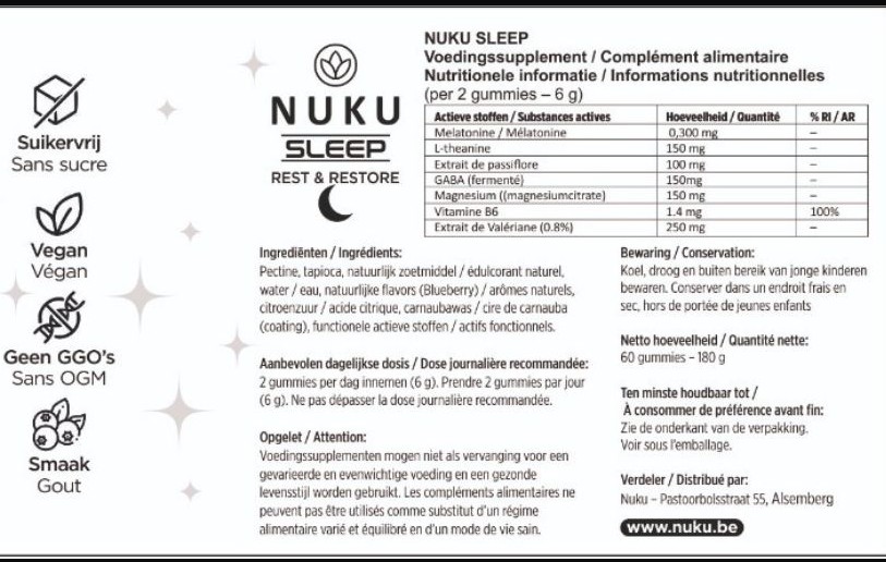 NUKU SLEEP ❙ SOMMEIL