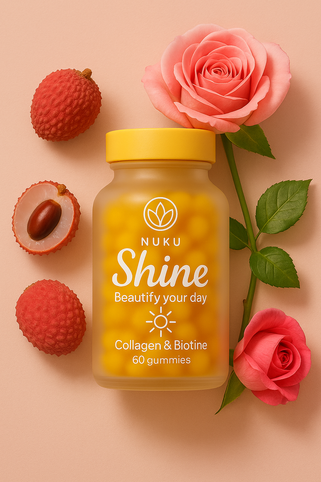 NUKU Shine -  Pour une peau rayonnante, des cheveux forts et des ongles sains