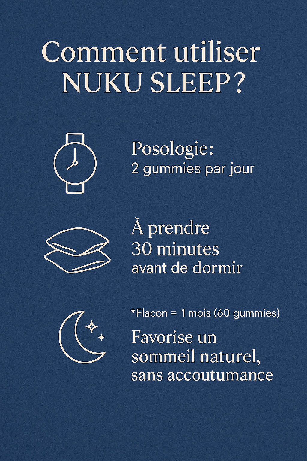 NUKU Sleep - Pour un sommeil profond et réparateur. 