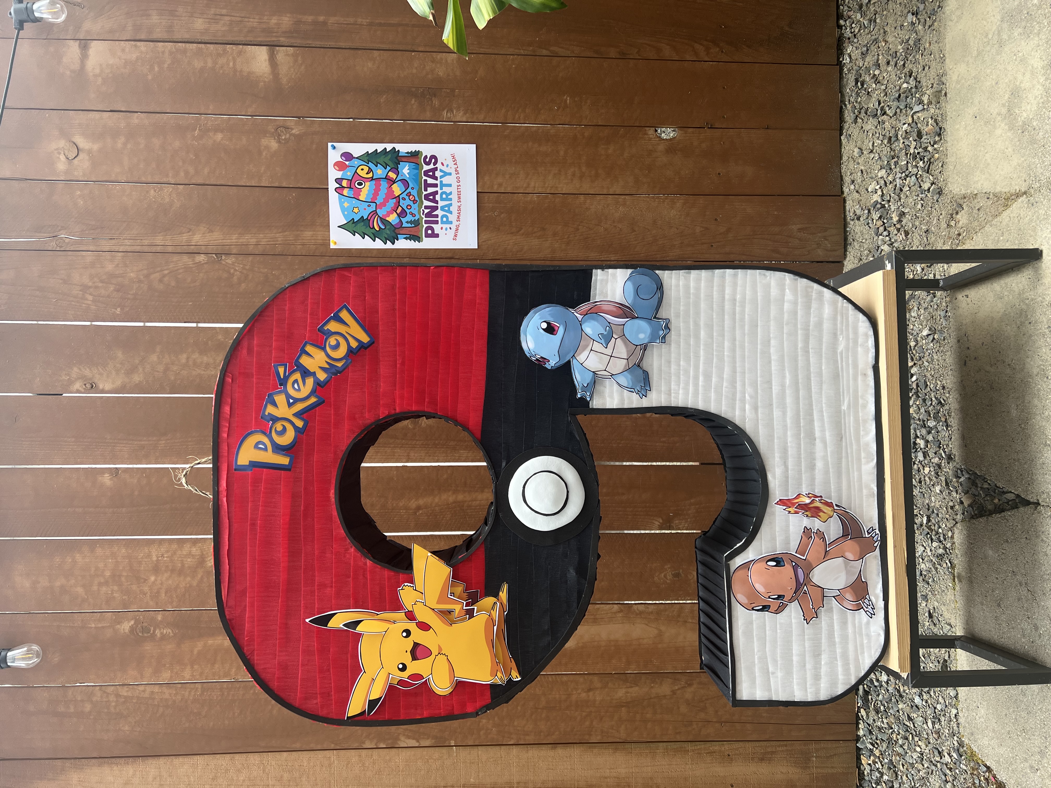 Pokemon Number Piñata