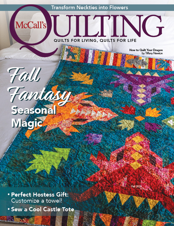 PREORDER Print Pattern: How to Quilt your Dragon - Throw size 60"x72"