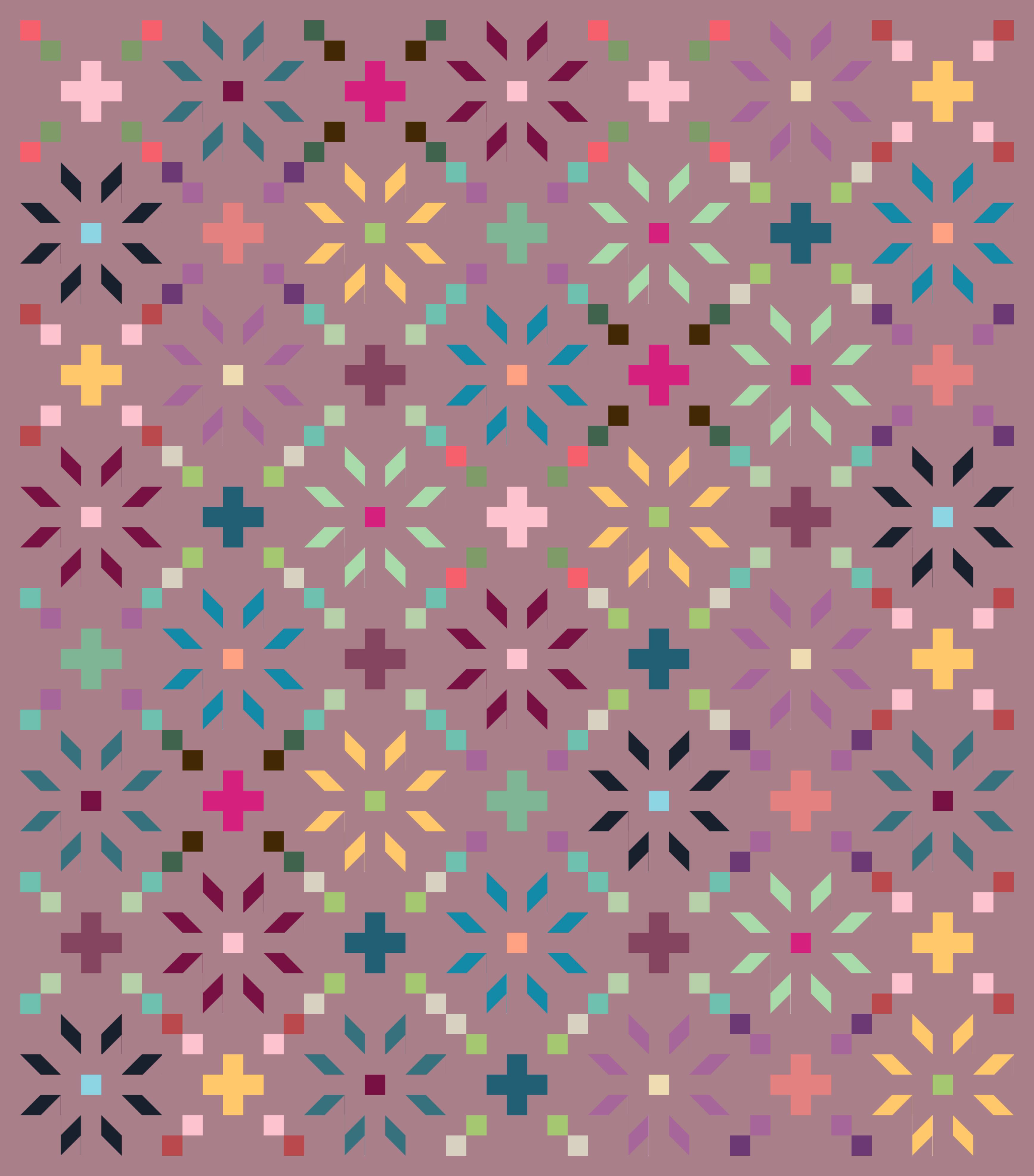 Stellar Array Quilt Pattern