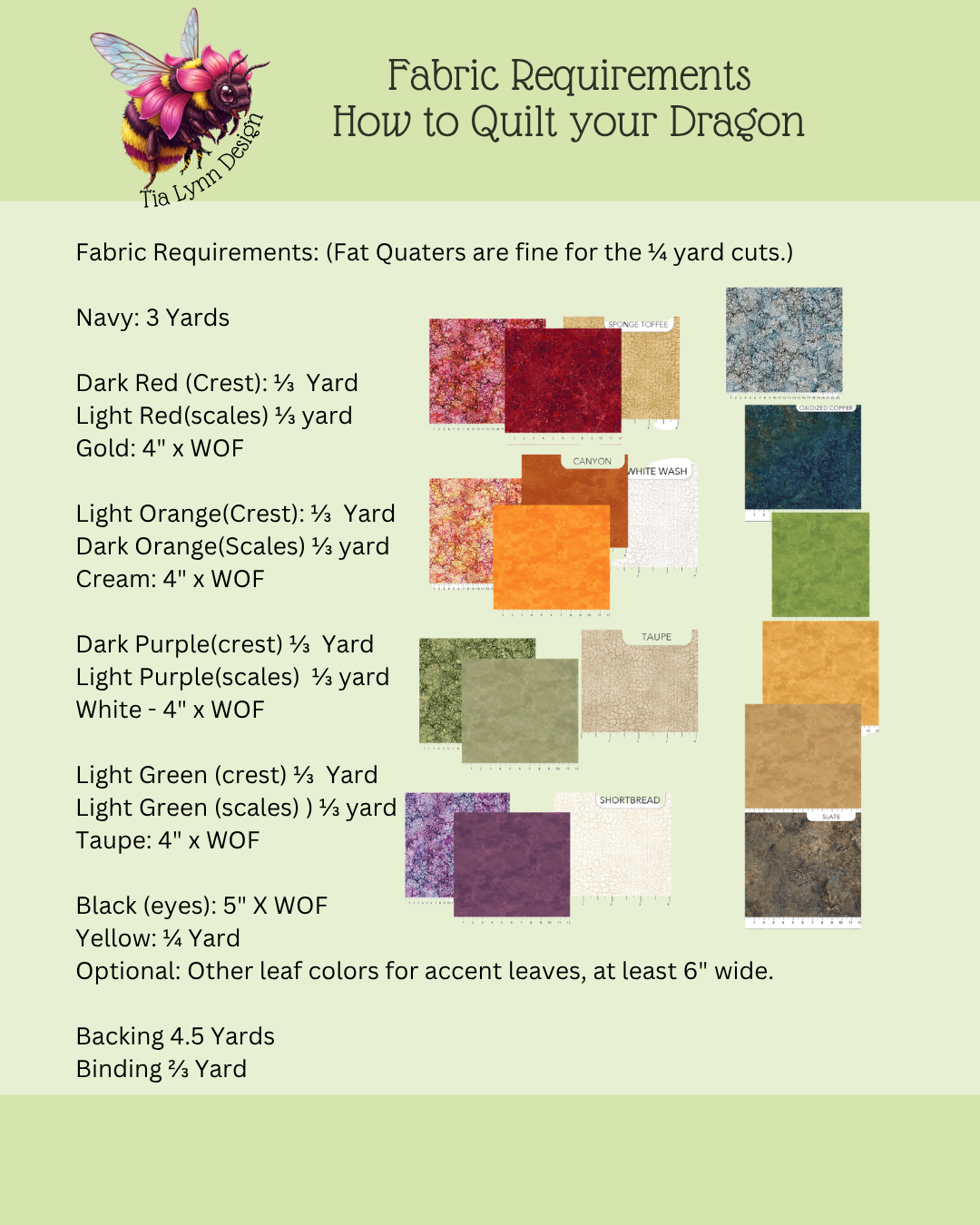 PREORDER Print Pattern: How to Quilt your Dragon - Throw size 60"x72"