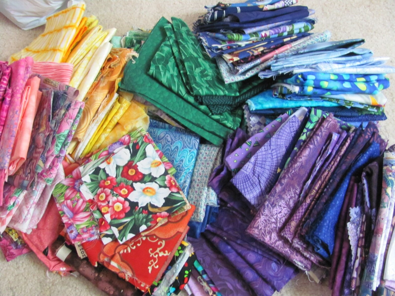Grab Bag Scrap Fabrics 