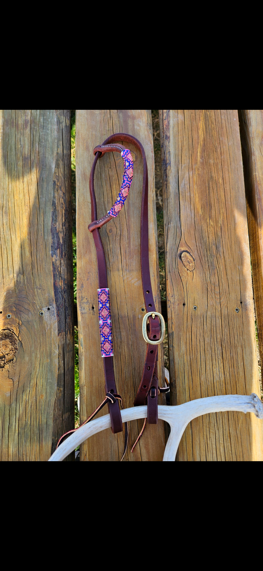 Handcrafted Beaded Headstall