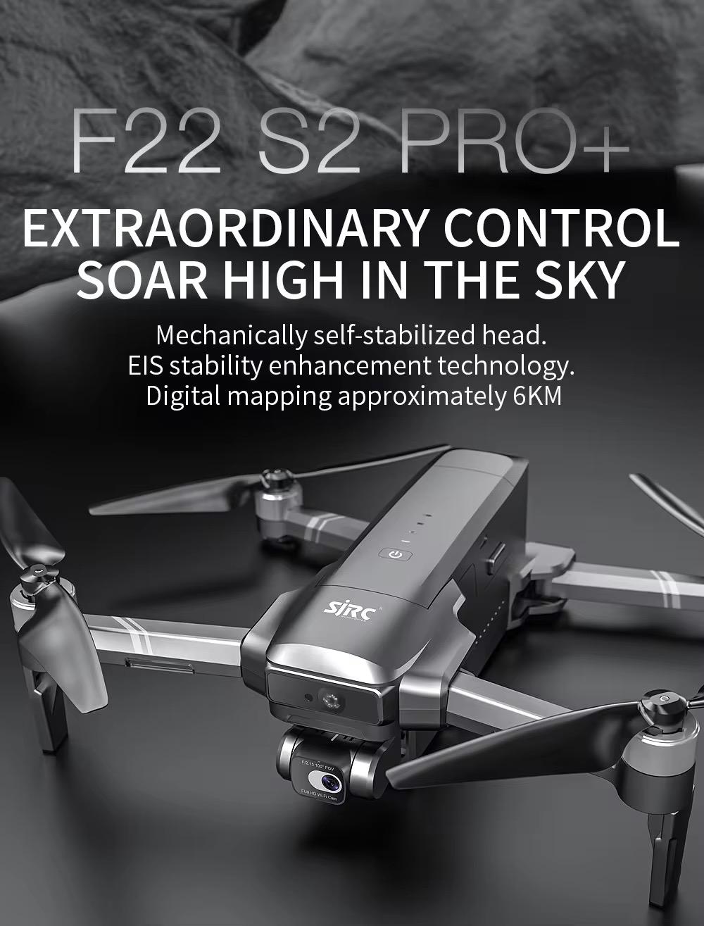 SJRC F22 S2 PRO+ GPS 4K DRONE