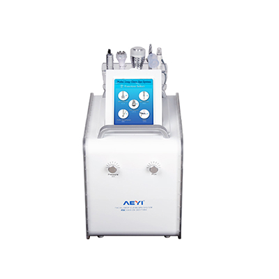 Portable rf cold face lifting microdermabrasion skin tightening hydro facial machine