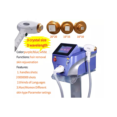 Portable 808nm diode laser painless hair removal machine