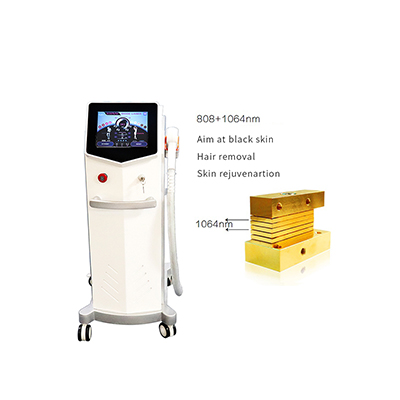 Vertical 3 rriple wavelength 808nm diode laser hair removal skin rejuvenation