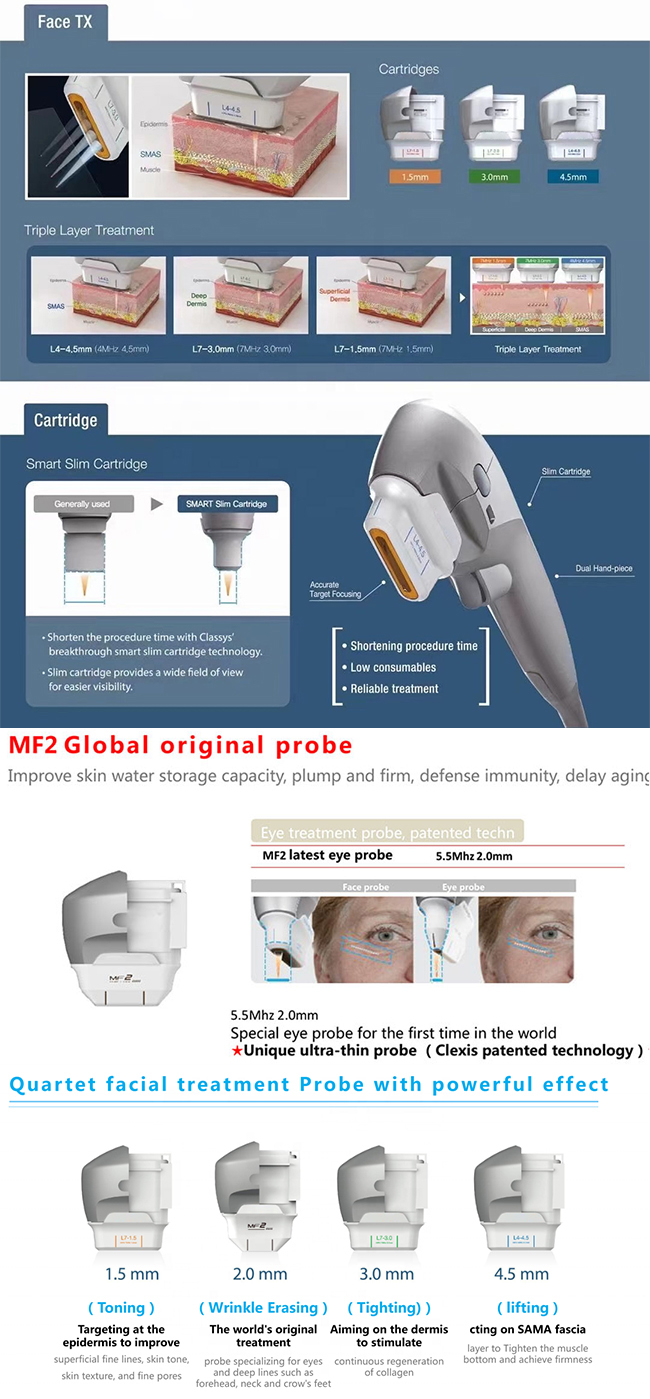 Hifu face lifting vaginal tightening beauty equipment