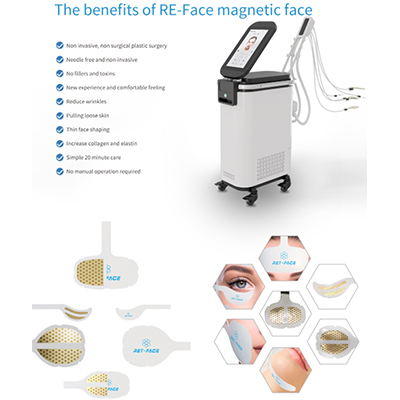 Professional Salon PE-face Skin Tightening PE Em Stimulation Face Lifting Machine