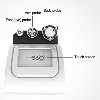 360 LED 3D Rolling RF 360 Degree Rotating System Fat Removal Cellulite Machine