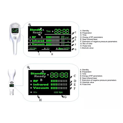 Professional Body Slimming Machine Vela Body Shape Vacuum RF Roller System