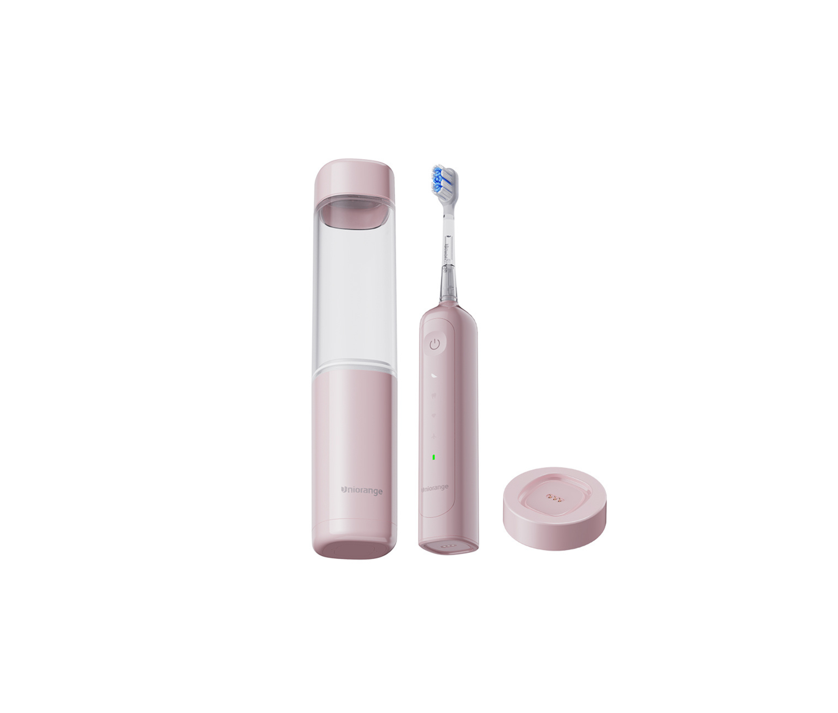 Cepillo de Dientes Sónico Uniorange T10 y Estuche de Viaje Inteligente: Cuidado Bucal Completo con Esterilización UV y Carga Portátil