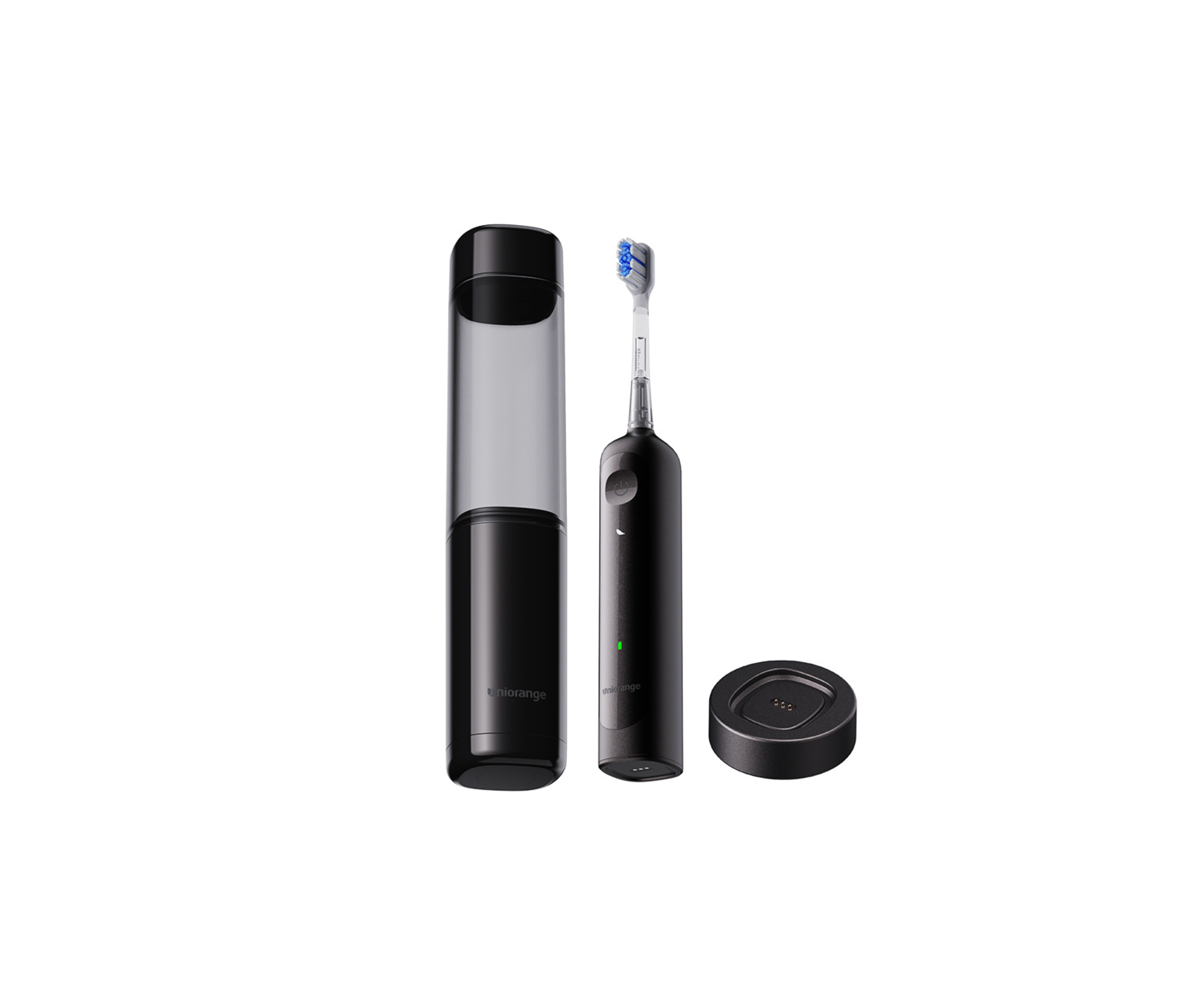 Uniorange T10 Sonic Toothbrush & Smart Travel Case Bundle: Complete Oral Care with UV Sterilization & Portable Charging