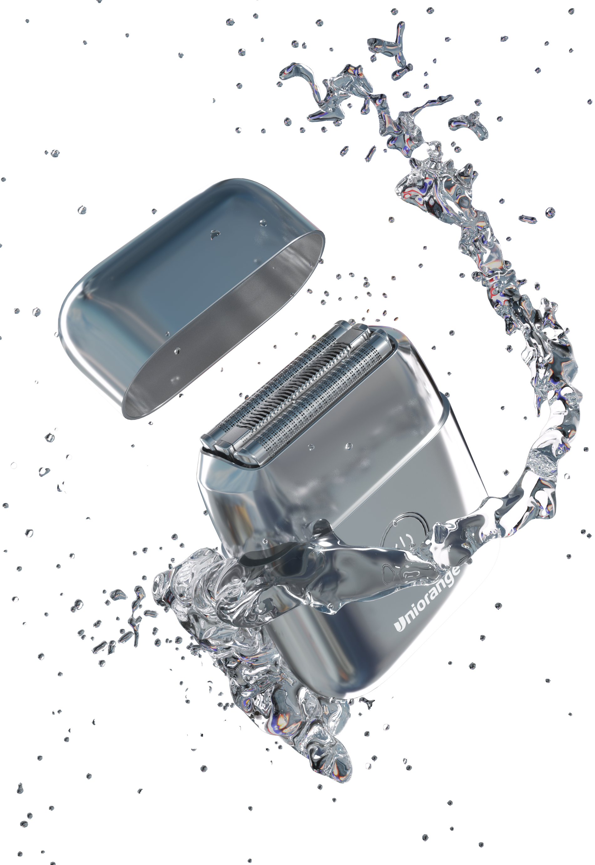 Uniorange S3: Pocket-Sized Powerhouse - Mini Portable Shaver for Men - Titanium Shadow