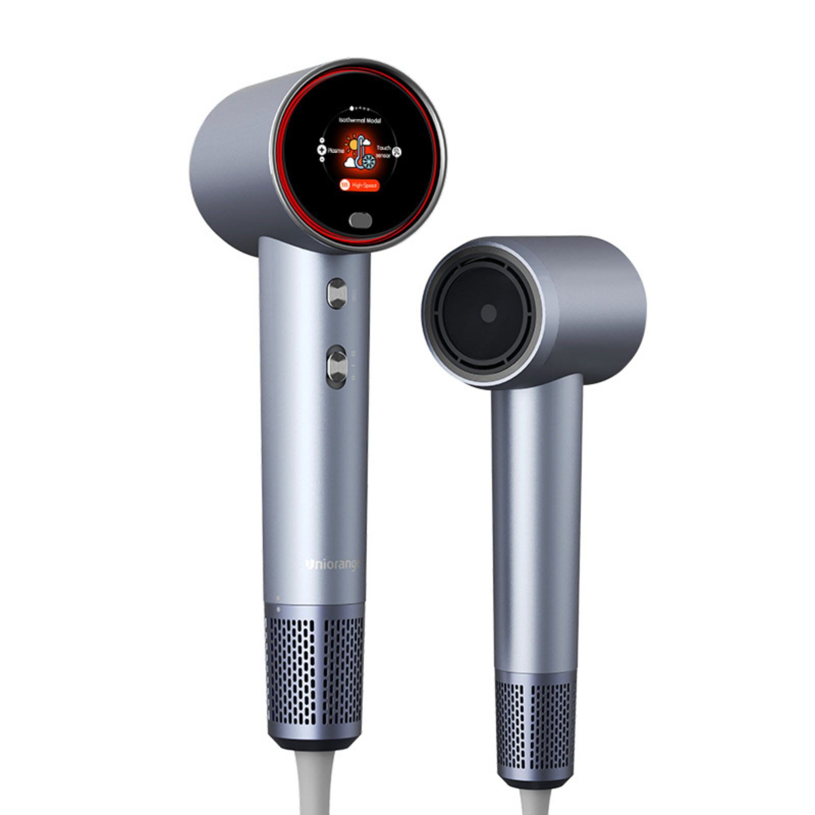 Blue Uniorange OHD-6 Plasma High Speed Hair Dryer: 3-Minute Quick Drying, Intelligent Temperature Control & High-Velocity Airflow