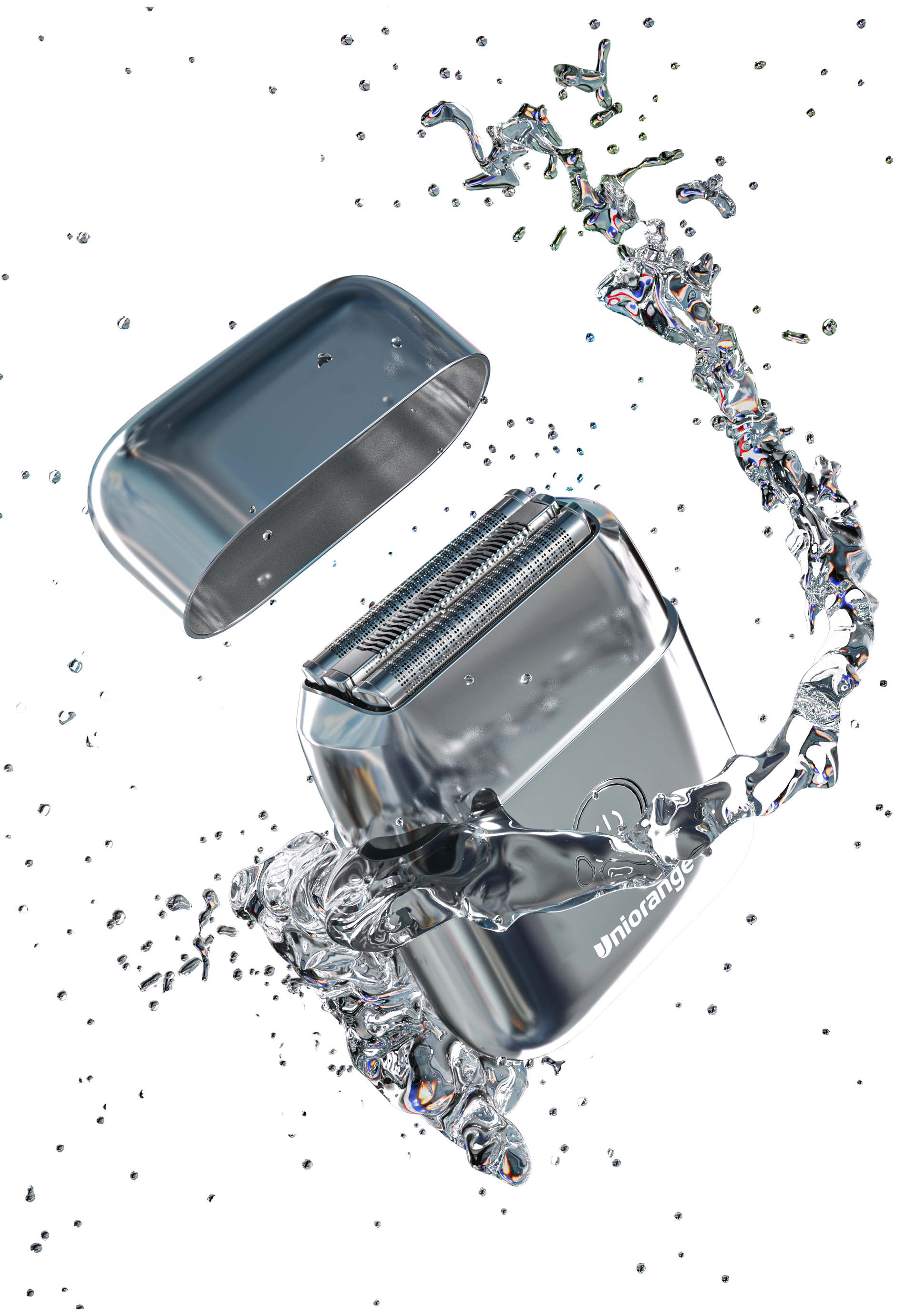 Uniorange S3: Pocket-Sized Powerhouse - Mini Portable Shaver for Men - Astral Silver