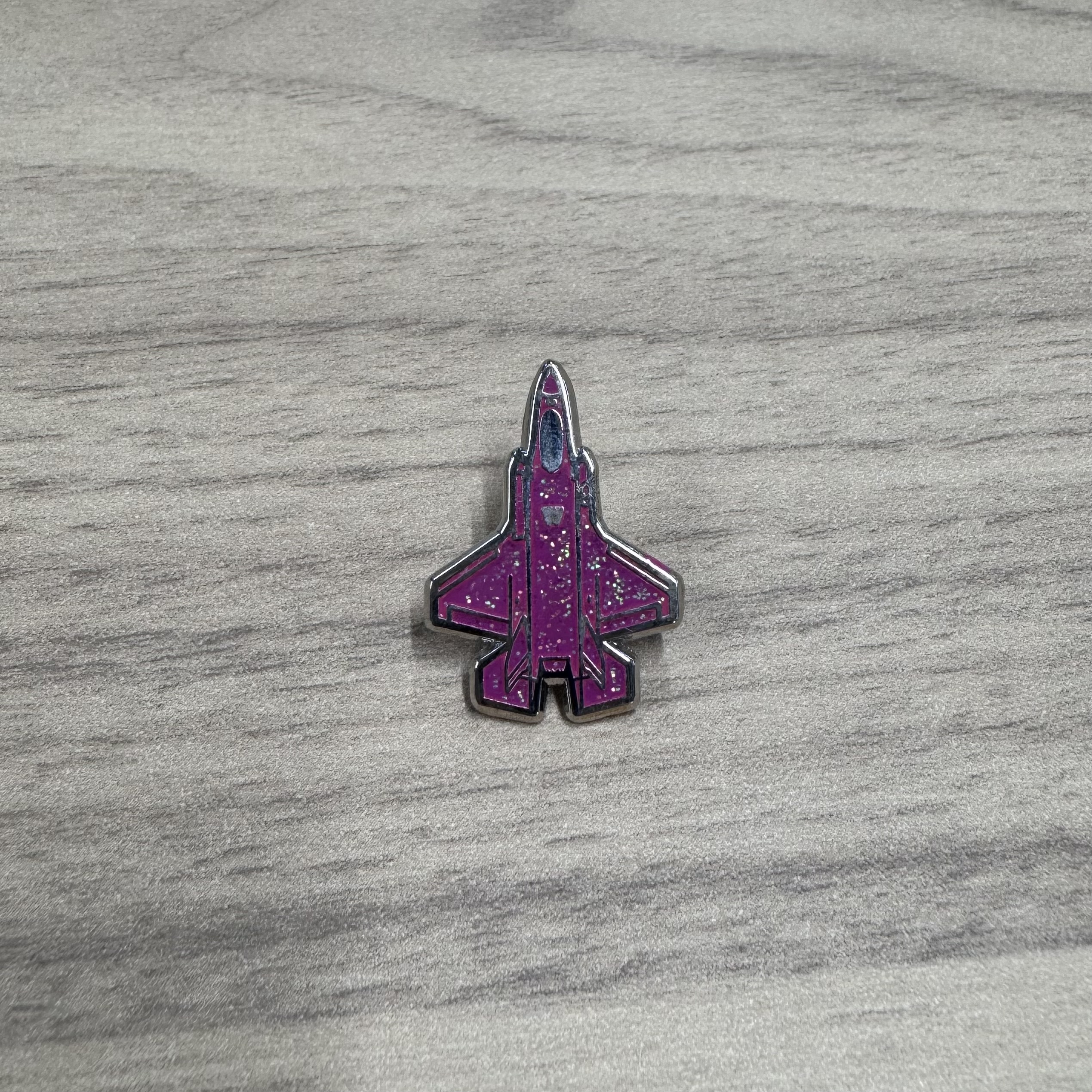 Pin's Small F-35 Gloss - pink