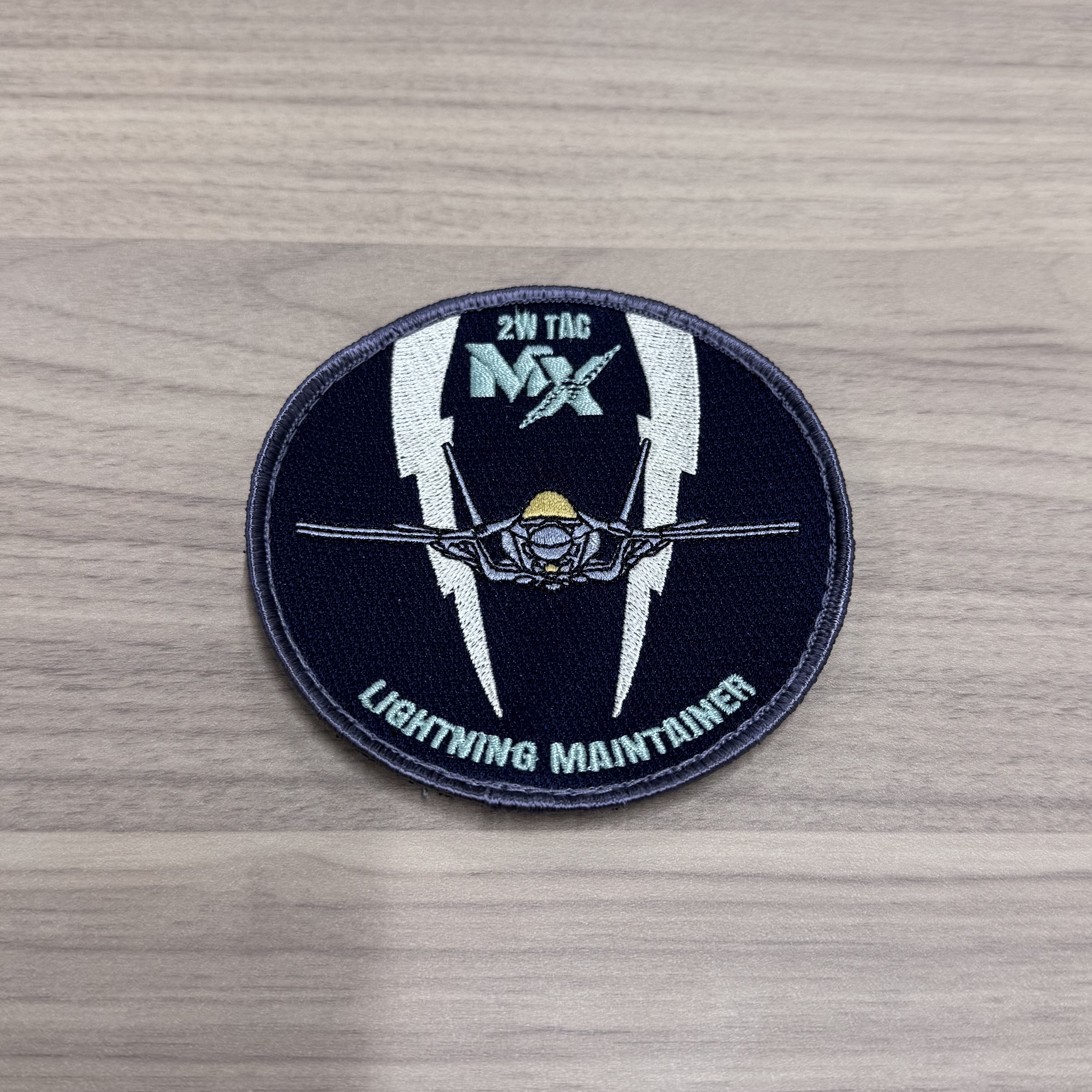 Patch Embroidery Swirl MX