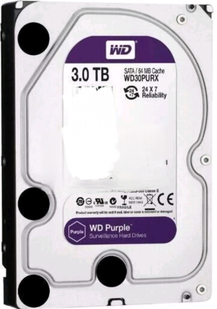 3TB Surveillance Hard Drive (used & tested)