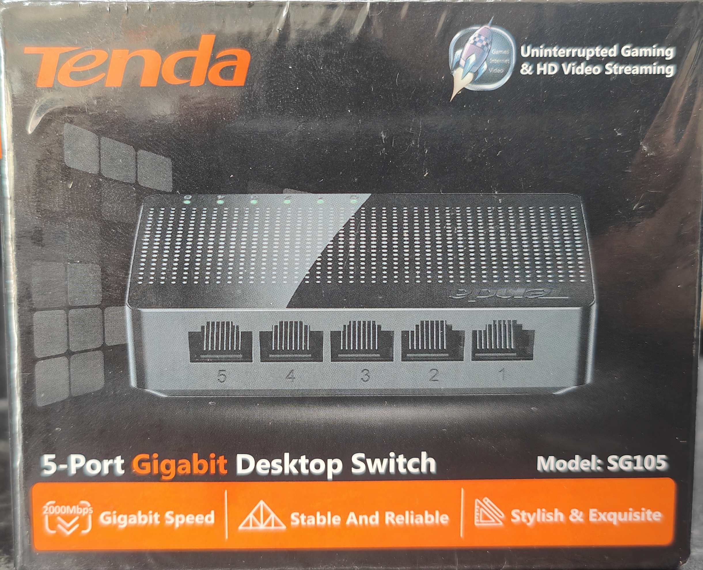 Tenda 5-Port Gigabit Desktop Switch
