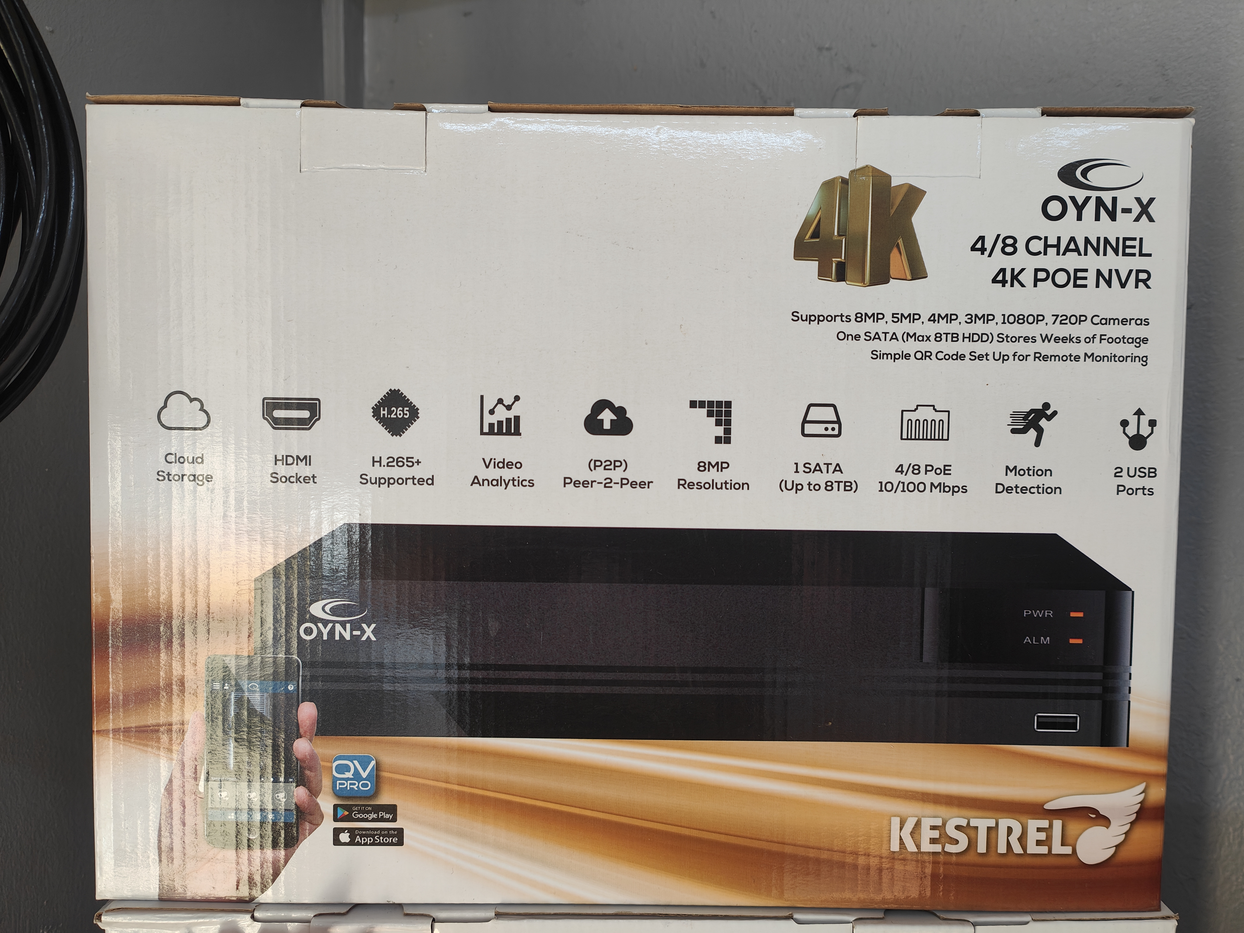 OYN-X 4 Channel 4K POE NVR
