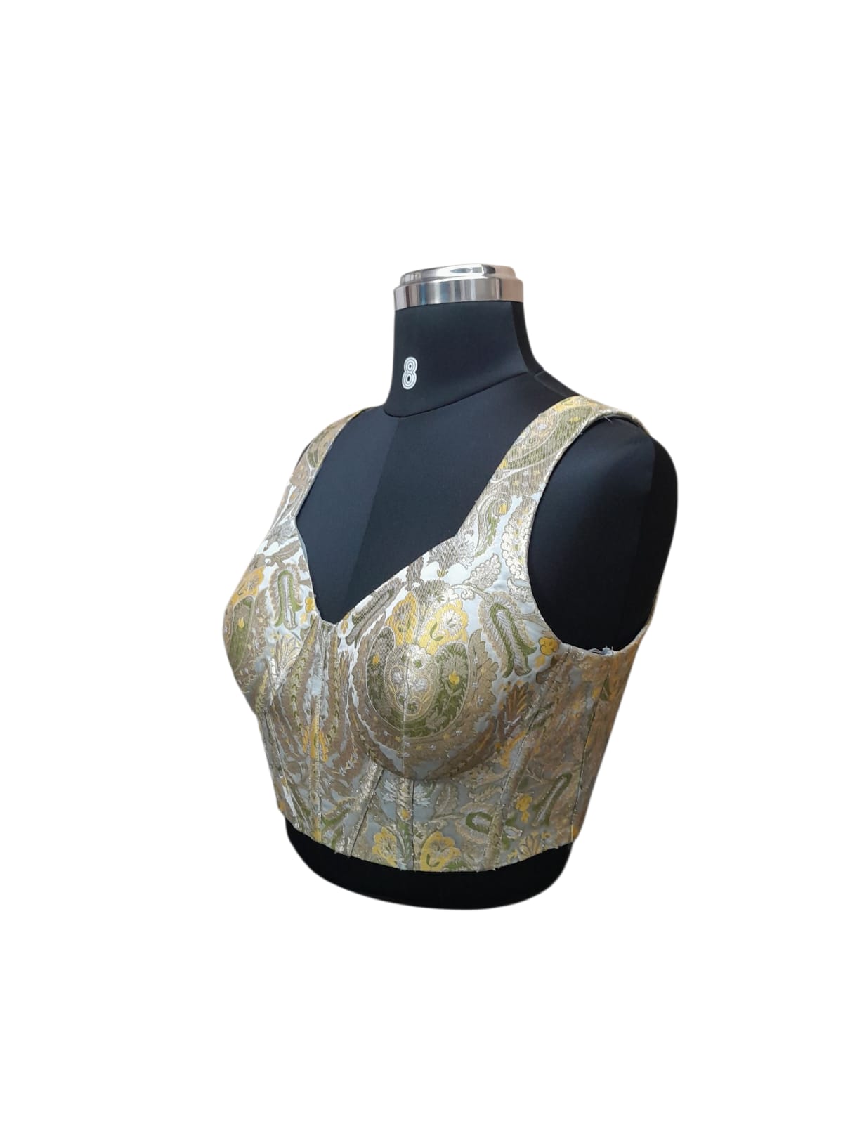 Metallic Brocade Designer Blouse