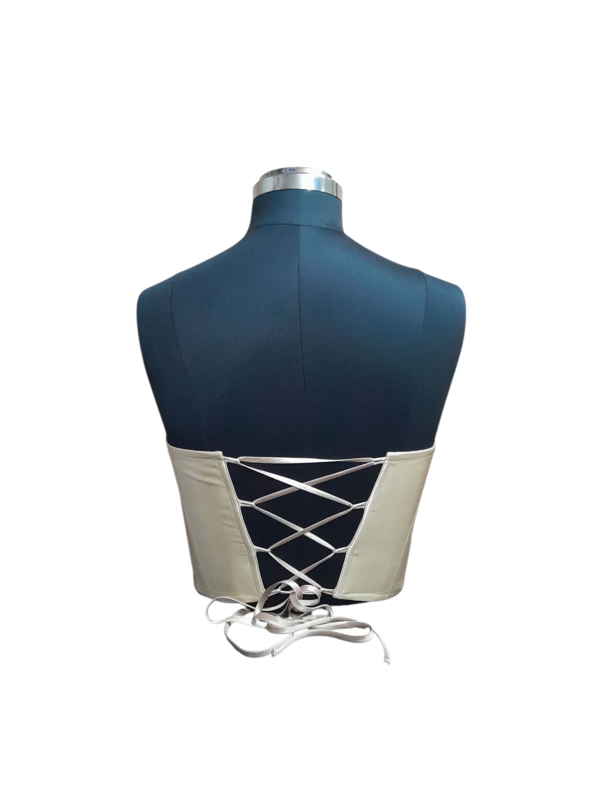 Sequin Embroidered Corset Blouse