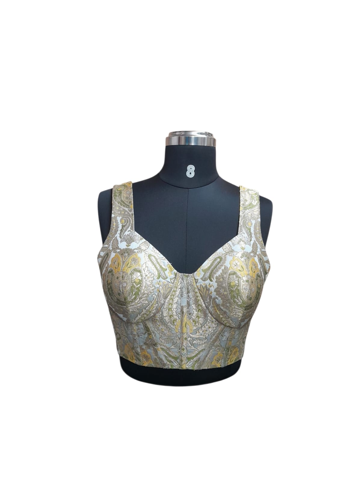 Metallic Brocade Designer Blouse