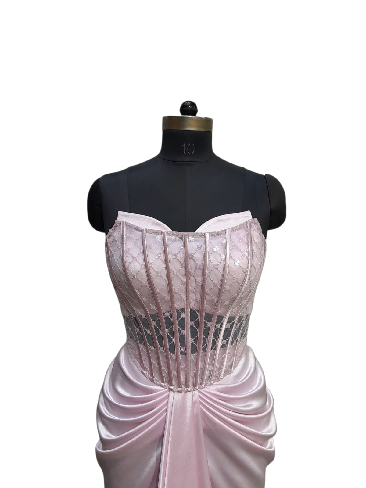 Pastel Pink Corset Set