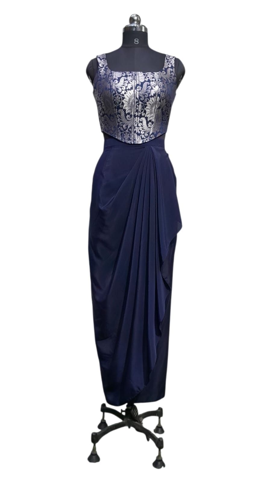 Regal Brocade Draped Set