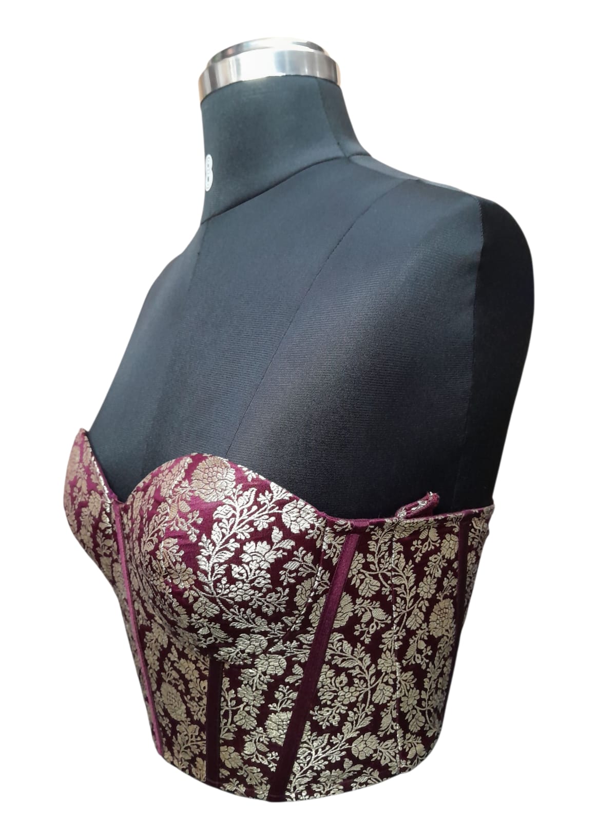 Gulnaz Brocade Corset Blouse