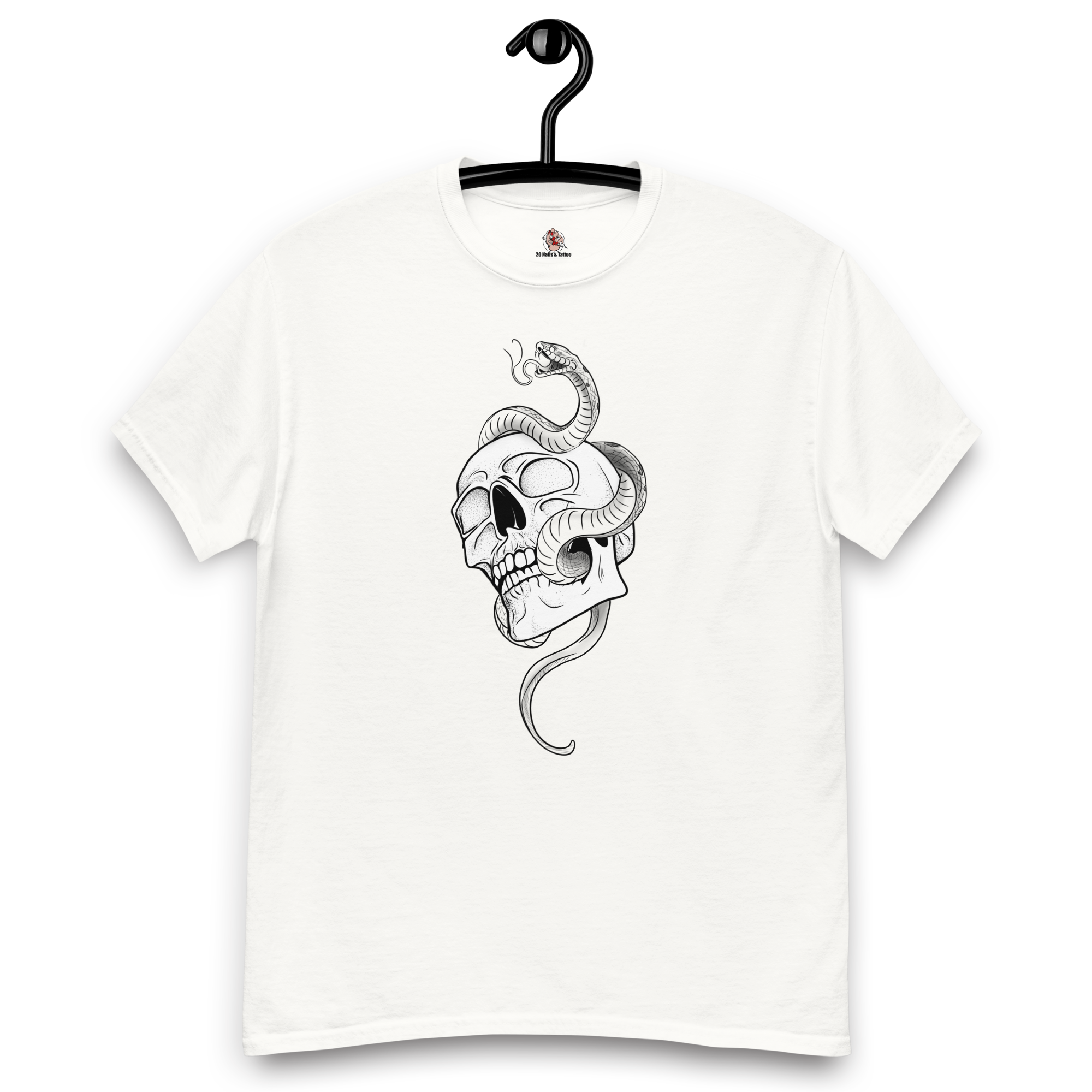Unisex classic tee Skull and Snake
