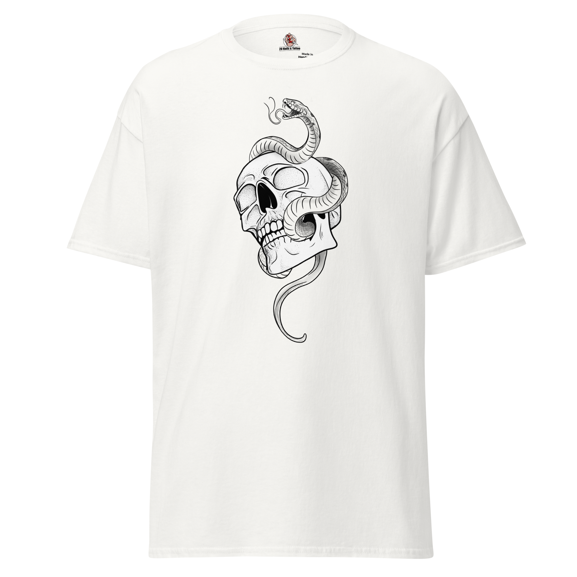 Unisex classic tee Skull and Snake
