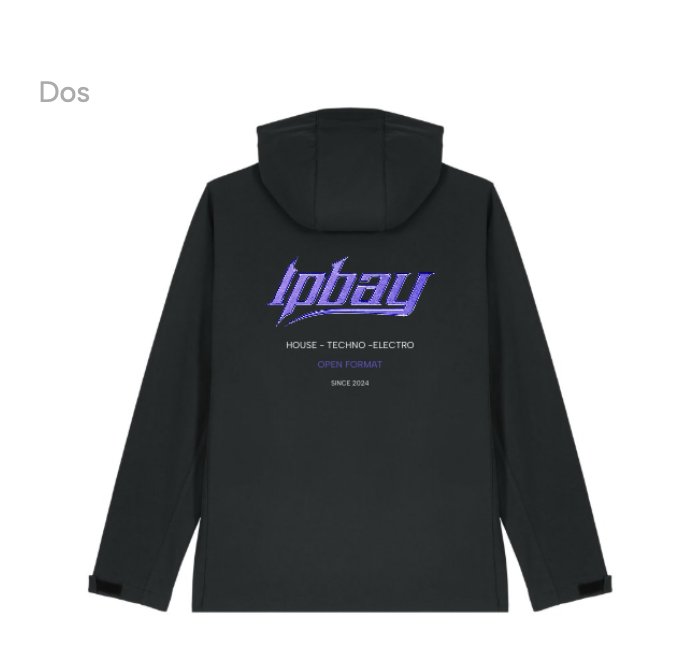 LPBAY SOFTSHELL BLACK 2024 - Unisexe