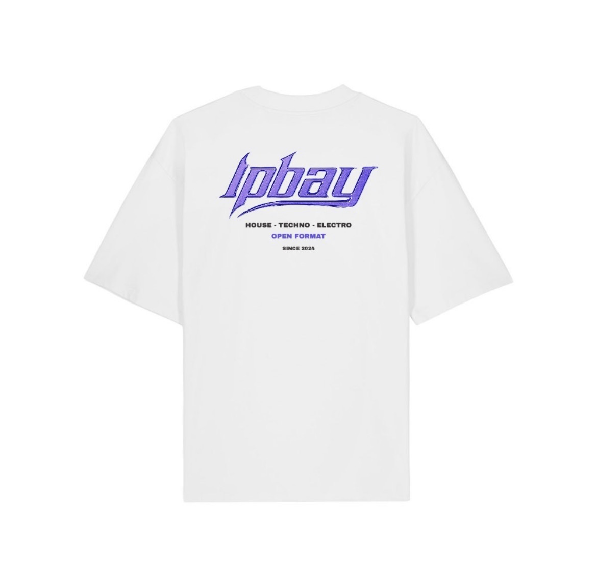LPBAY TSHIRT OVERSIZE WHITE 2024 - Unisexe