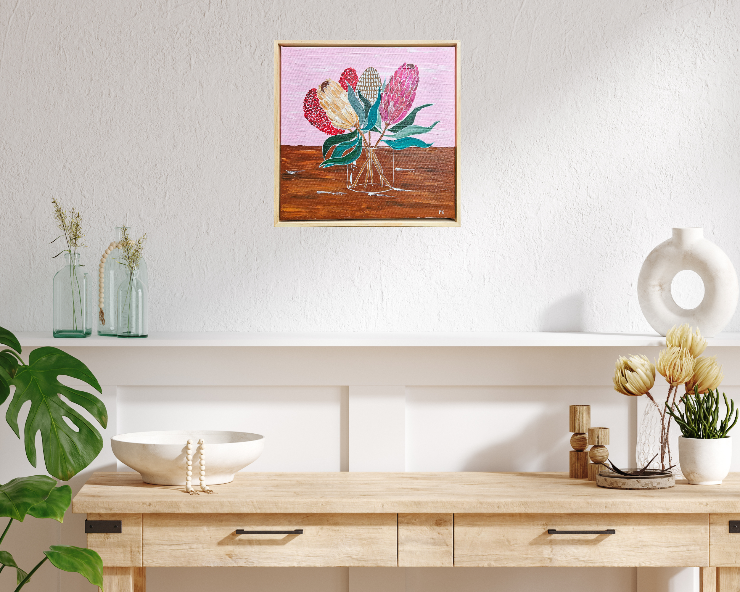 Protea bouquet in a vase #4