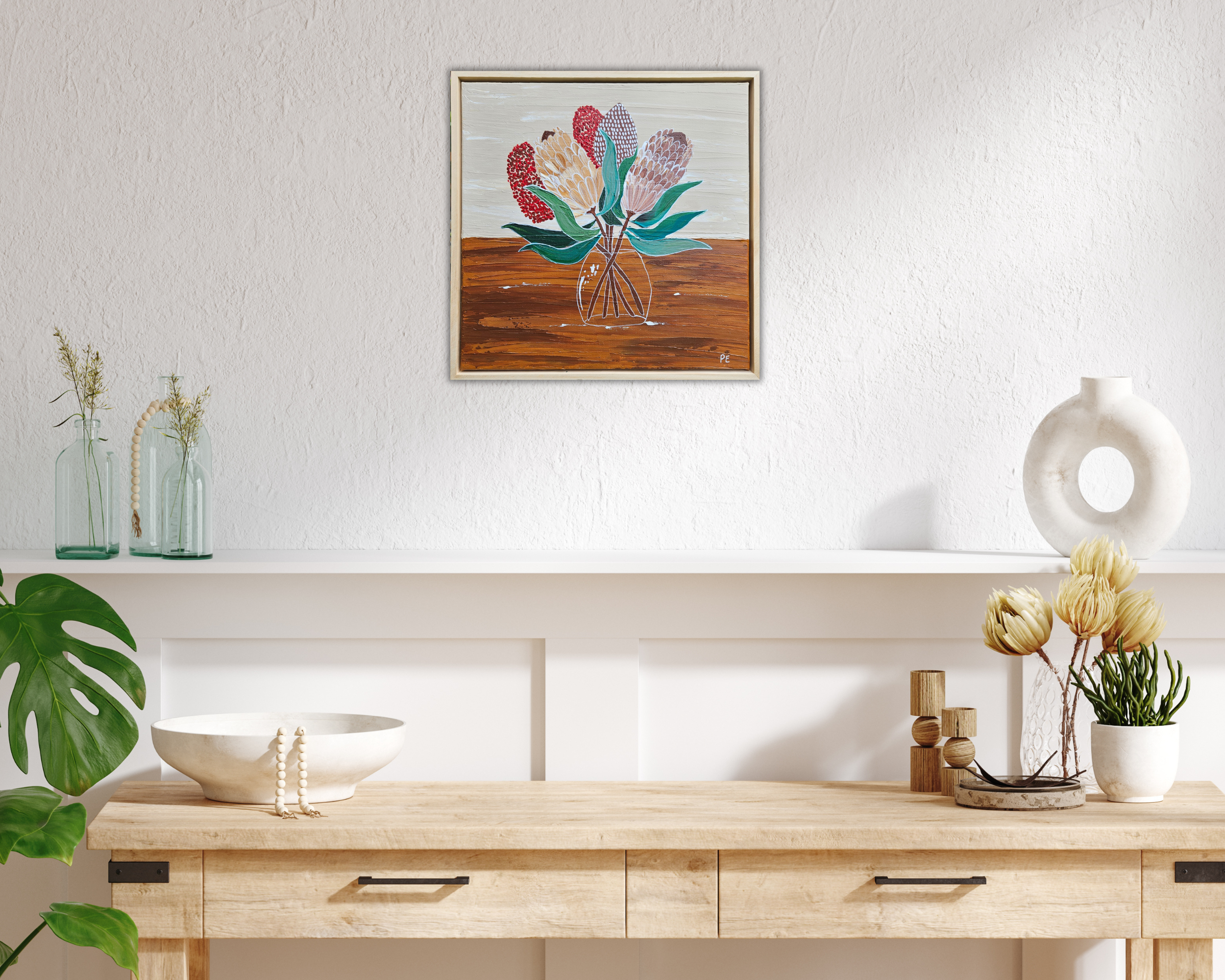 Protea bouquet in a vase #2