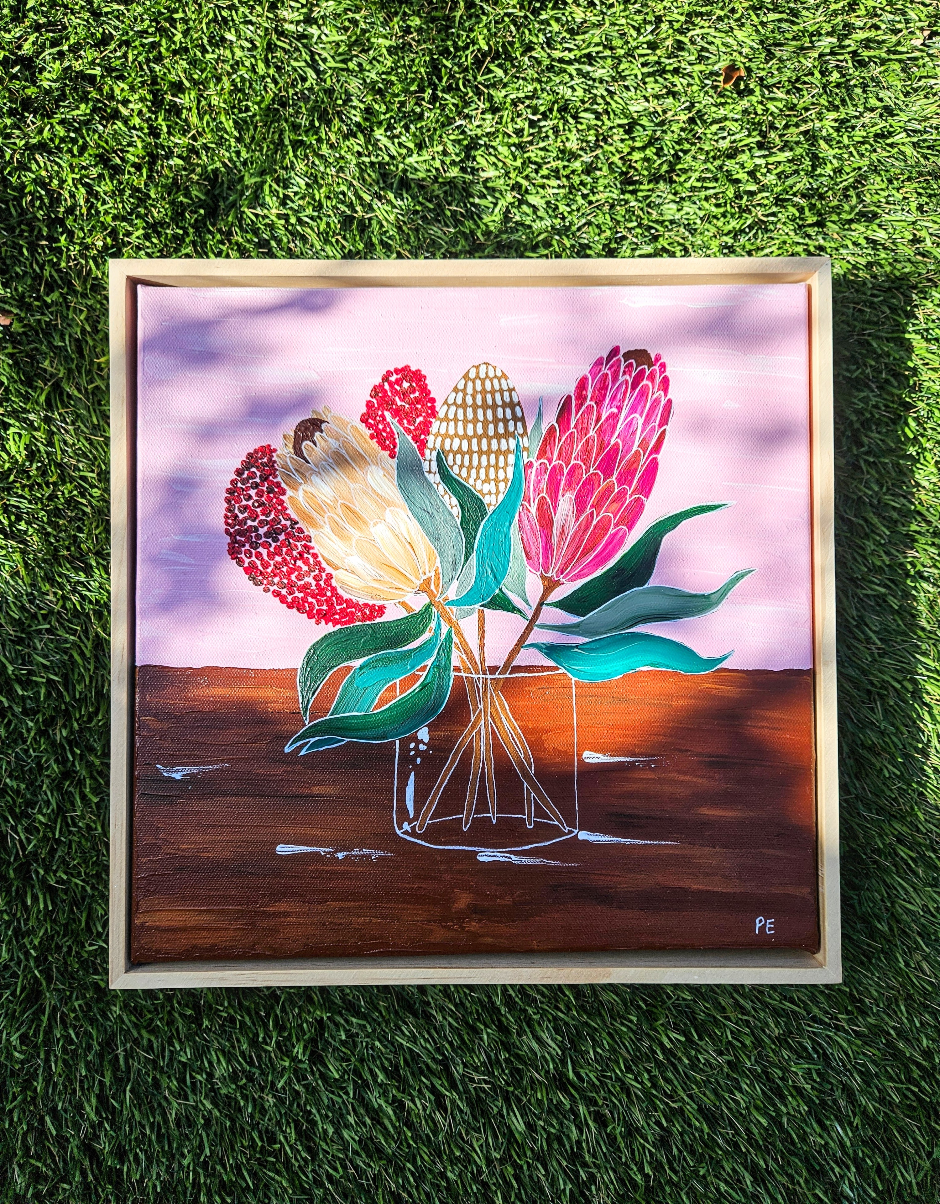 Protea bouquet in a vase #4