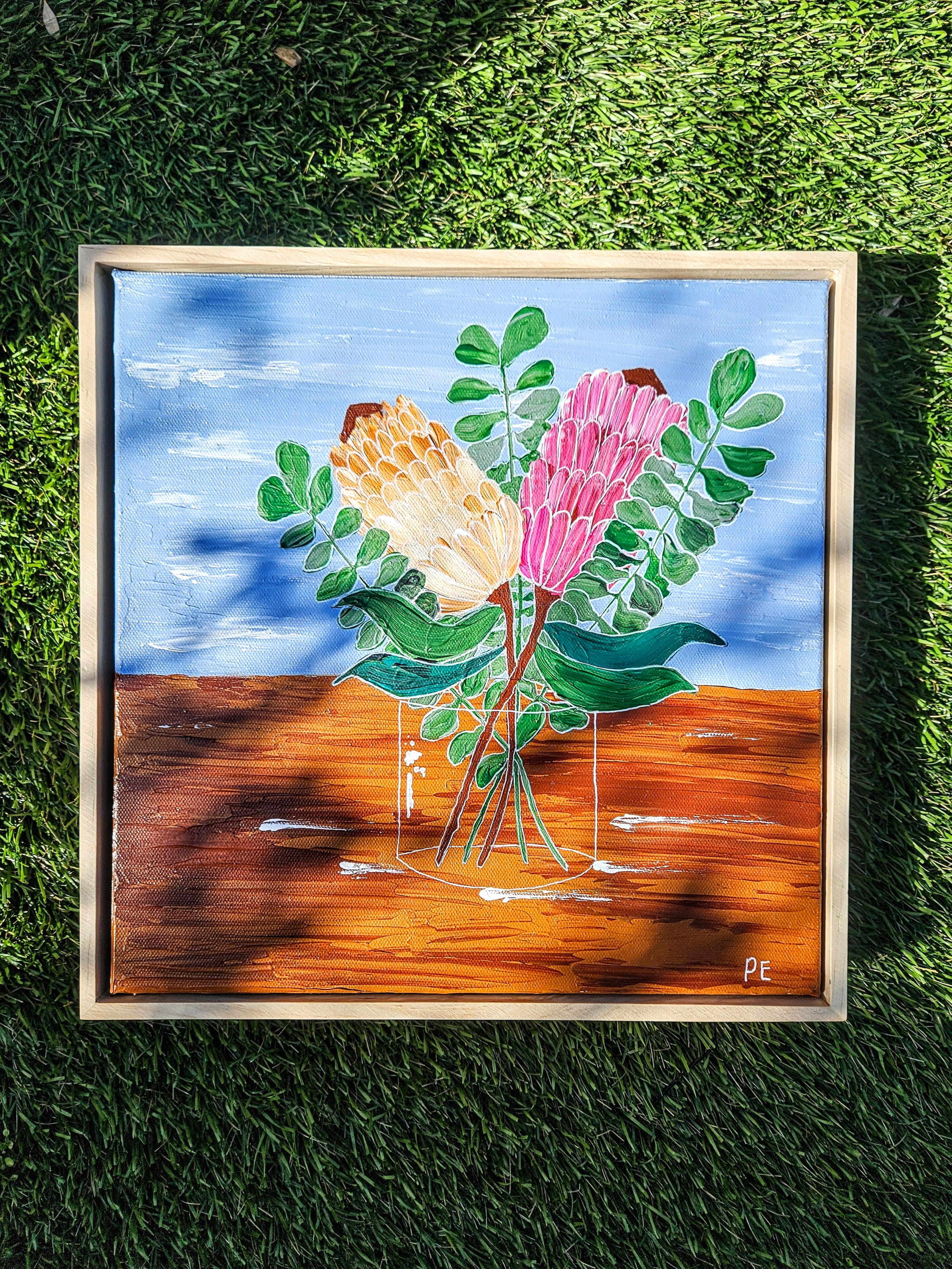 Protea bouquet in a vase #3