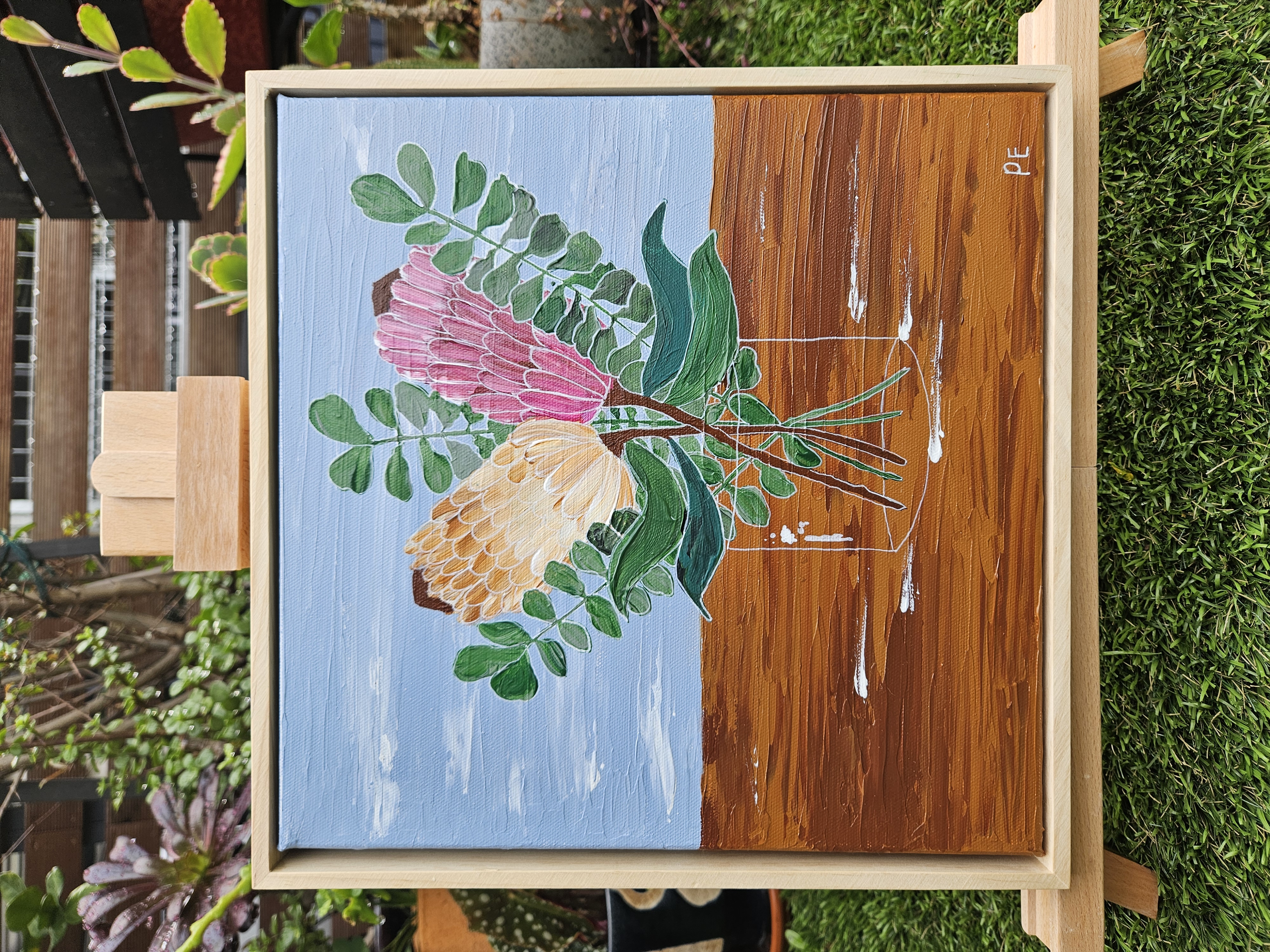 Protea bouquet in a vase #3