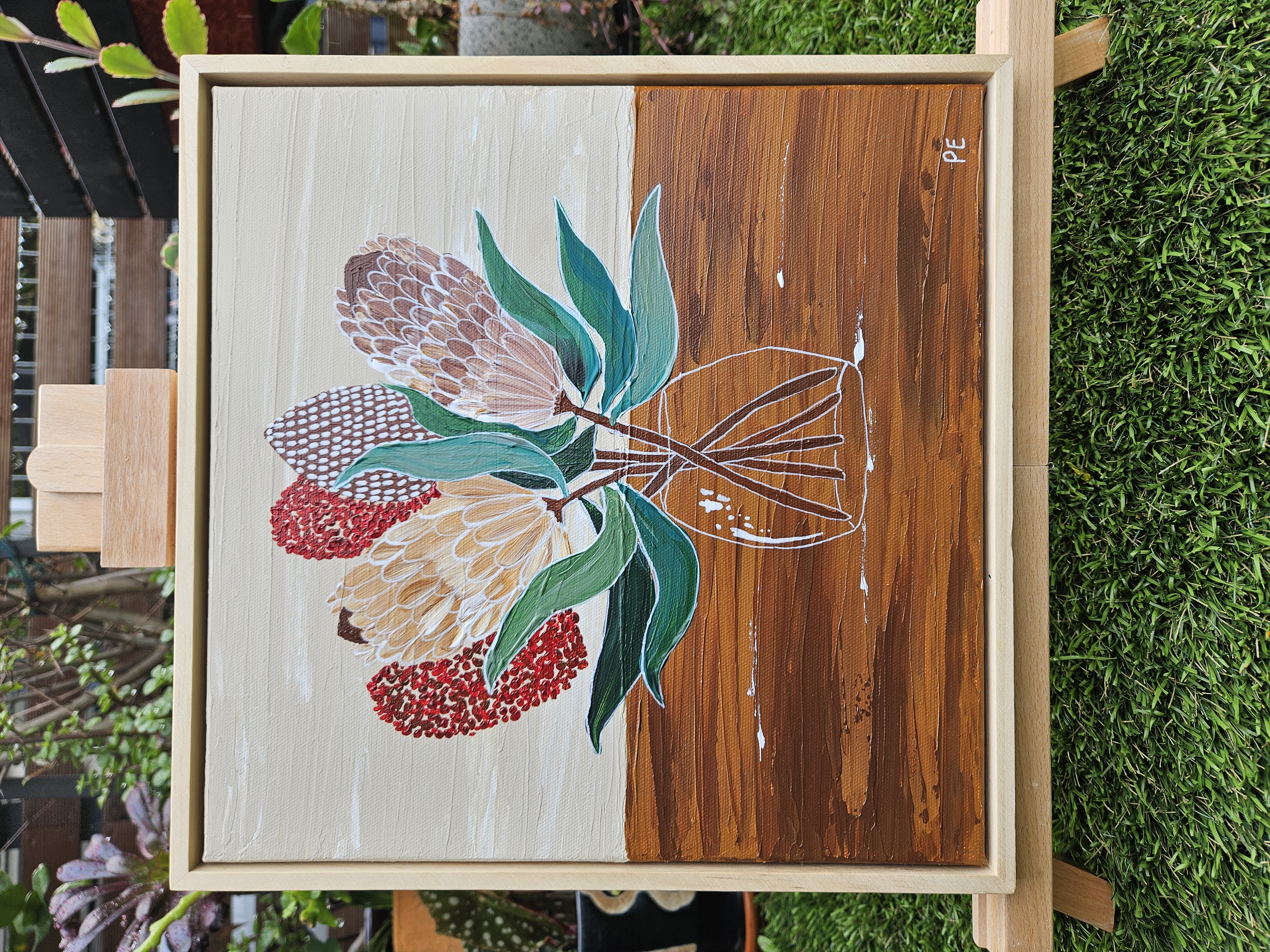 Protea bouquet in a vase #2