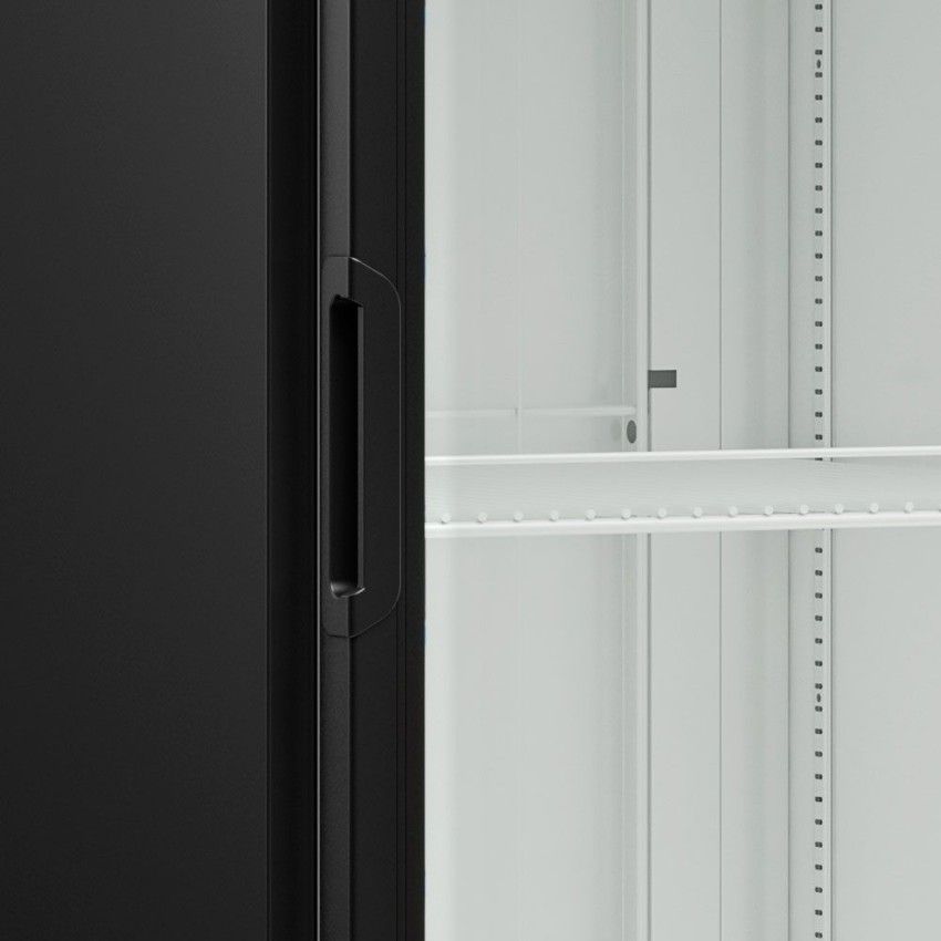 Freezer Vertical Frost Free Porta de Vidro Duplo Temperado 578 Litros GFI-57 LP PR Preto 220v Gelopar