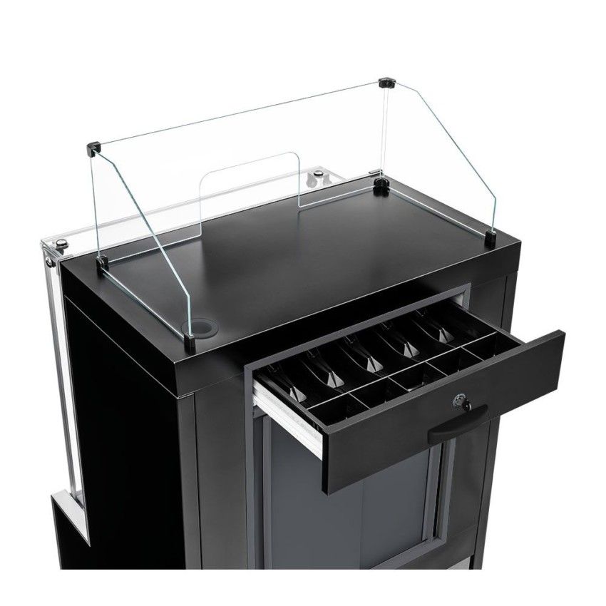 Vitrine Neutra Balcão Caixa Aurora MPXA-075R PR Gelopar 220V