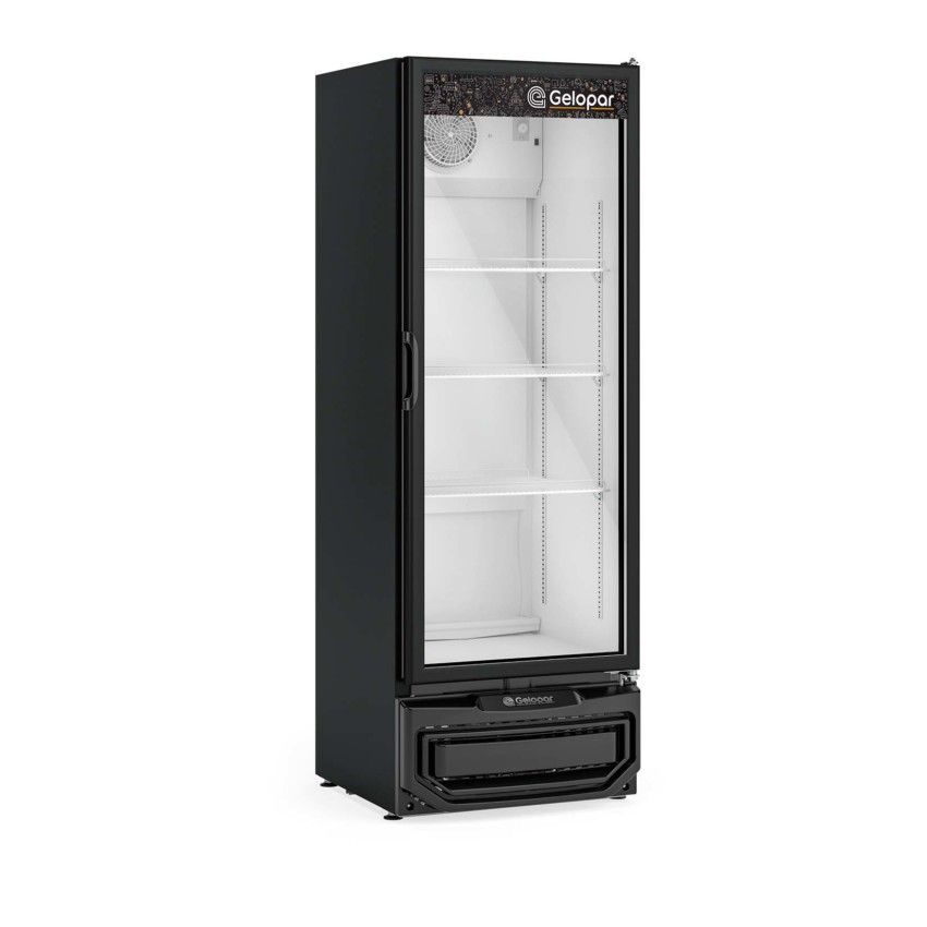 Refrigerador Expositor Vertical 414 Litros - Placa Fria GPTU-40 EL PR 220v - Gelopar