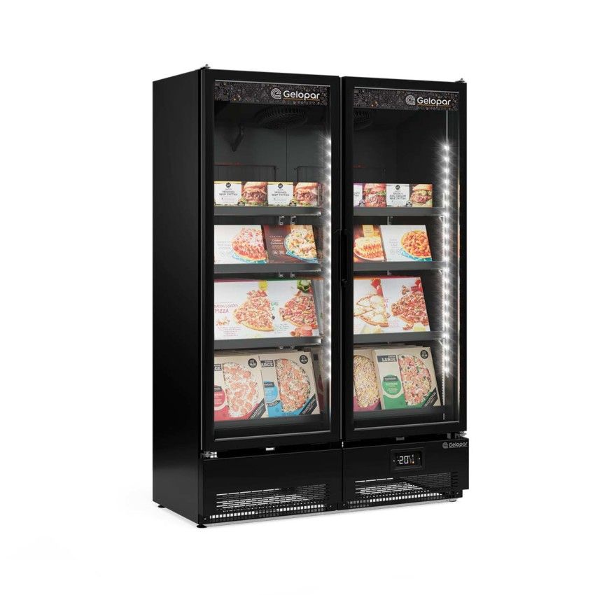 Conservador Vertical Conveniência 2 Portas 957L GCVC-950 EL CB PR 220v - Gelopar